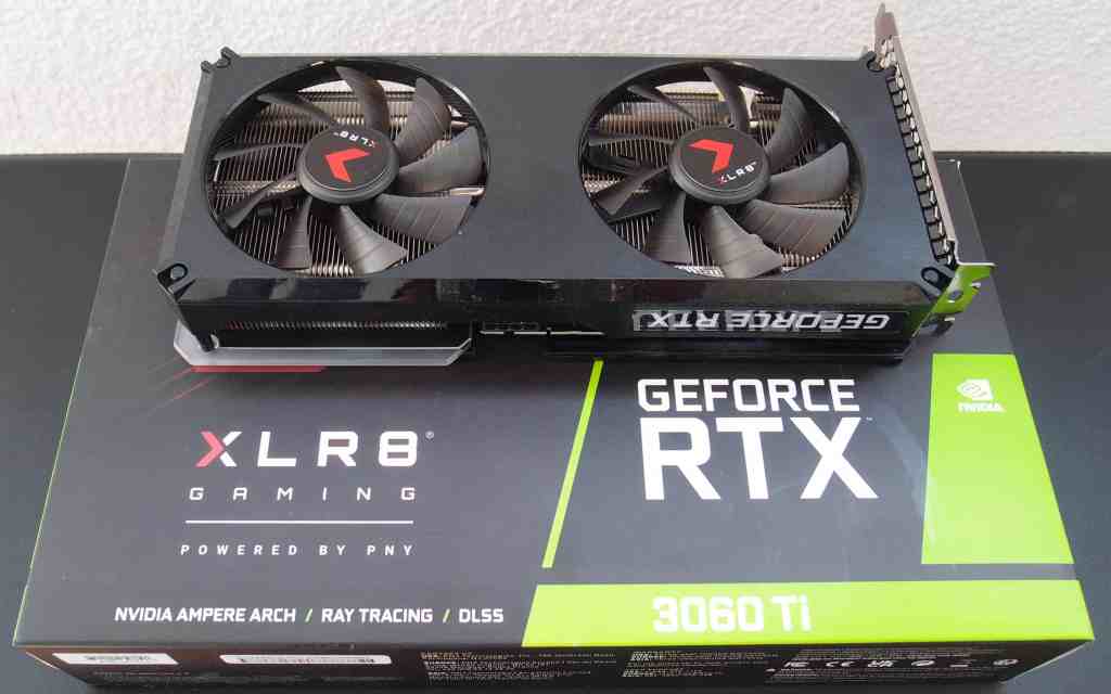 The Nvidia GeForce RTX 3060 Ti graphics card.