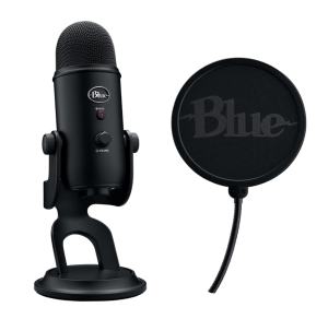 Logitech for Creators Blue Yeti gaming microphone.