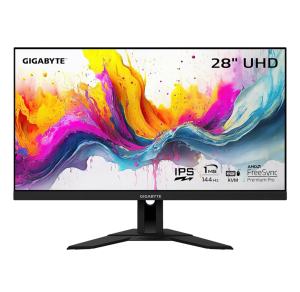 GIGABYTE 28" (M28U) gaming monitor.