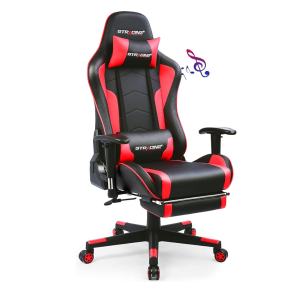 GTRACING gaming chair with built-in speakers.