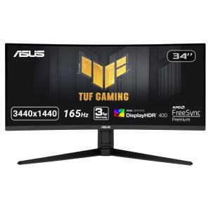 ASUS TUF 34" (VG34VQL1B) gaming monitor.