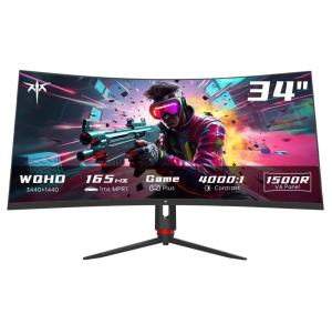 KTC 34" (H34S18S) gaming monitor.