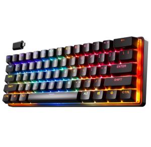SteelSeries Apex Pro Mini gaming keyboard.