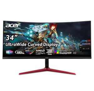 Acer Nitro 34" (XZ342CU) gaming monitor.