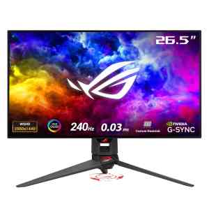 ASUS ROG Swift 27" (PG27AQDM) gaming monitor.