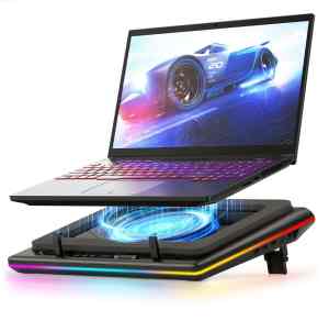 llano V12 RGB laptop cooling pad.