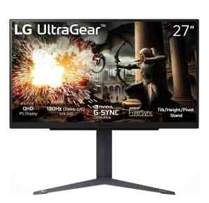 LG Ultragear 27" (27GS75QX-B) gaming monitor.