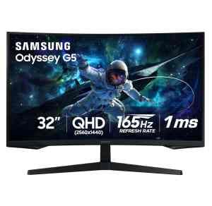 SAMSUNG Odyssey 32" (G55C) gaming monitor.