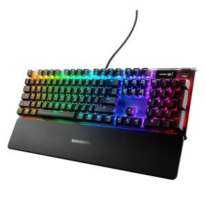 SteelSeries Apex 7 gaming keyboard.