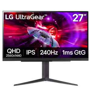 LG Ultragear 27" (27GR83Q-B) gaming monitor.