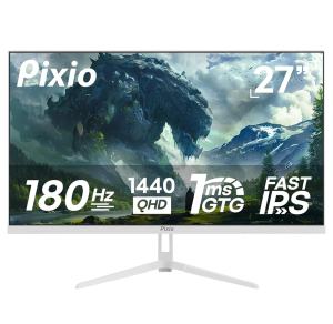 Pixio Wave White 27" (PX278) gaming monitor.