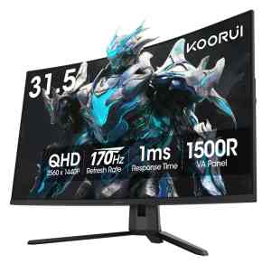 KOORUI 32" (G3221SC) gaming monitor.